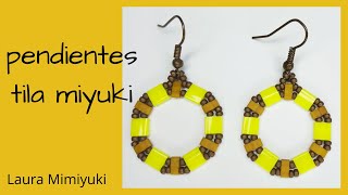 💛СЕРЬГИ-КОЛЬЦА TILA MIYUKI EASY/DIY РУКОВОДСТВО ДЛЯ НАЧИНАЮЩИХ