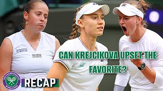 Ostapenko FLOPS, Can Krejcikova 'upset' Rybakina? Wimbledon 2024