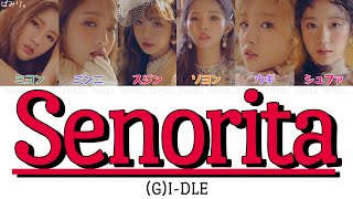 【日本語字幕/かなるび/歌詞】Senorita(セニョリータ)-(G)I-DLE