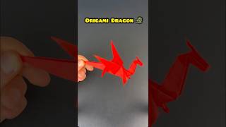 Origami Dragon Tutorial #origami #diy #papercraft #paperdragon #shorts