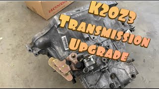 How to modify k20z3 transmission for rsx shifter cables and speed sensor