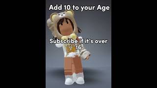 add 10 to your age #shorts