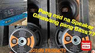 Pwede nga ba ipang Sub ang Midrange na Speaker?? | Joson Products