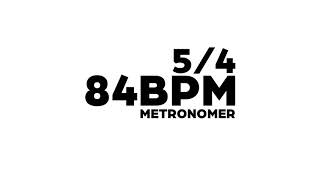 84 BPM Metronome 5/4