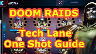 Doom 1.0 Raids Tech One Shot Guide | Tech Boss Node - One Shot Guide - Marvel Strike Force - FTP