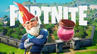 Collect Grimbles Love Potion from Fort Crumpet, Coral Cove or Stealthy Stronghold - Fortnite Week 11