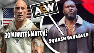 WWE The Rock retirement match?! Omos squash AEW Star