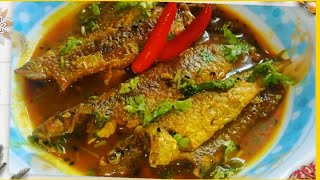 Traditional Bengali fish recipe - Parshe Macher jhol / jhal recipe by @Cookscreation000