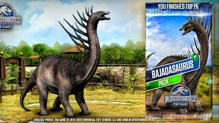 NEW BAJADASAURUS UNLOCK - JURASSIC WORLD THE GAME #87