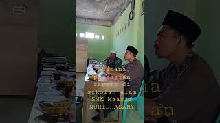 acara pembagian raport di SMK Maarif NURILHASANY