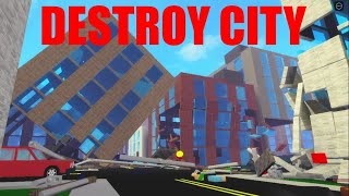 DESTROYING A CITY (Roblox)