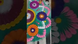 simple and unique style rangoli #shortsfeed#ytshorts #shorrts#viral#rangoli#rangoliart#easy#rangoli