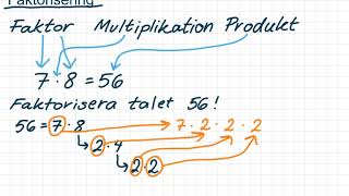 CordaNova 4 kap.7 Faktorisering
