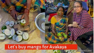 Where to buy mango for Avakaya in Chennai | Mango cutting for Avakaya