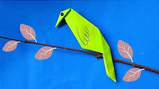 Cara Membuat Origami Burung Sederhana | Easy Paper Bird