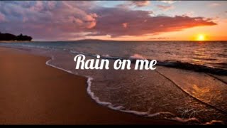 Lady Gaga & Ariana Grande - Rain on me (Lyric Video🎵)