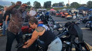 Slappy Adventure's is live! Smoky Mt Harley-Davidson Bike week 2024 block party