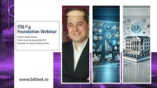 Webinar cu participare gratuită -  ITIL® 4: Soluții practice pentru provocările actuale din IT