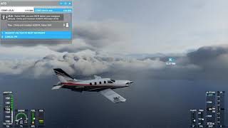 Microsoft Flight Simulator TBM930 2020.08.26  Typoon Bavi near the Jeju Island