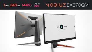 This 1440p 240Hz Monitor DOES IT ALL! - BenQ Mobiuz EX270QM