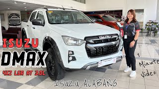 2023 ISUZU DMAX 4x2 LSA AT 3.0L in 1 MINUTE VIDEO | Philippines | Isuzu