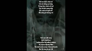 Dòng Lệ Khô - Lyrics, (Engsub)