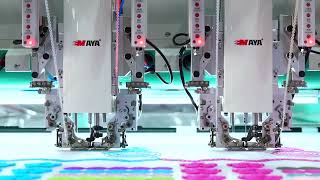 MAYA Embroidery machine Chain+dual sequin  chenille embroidery machine