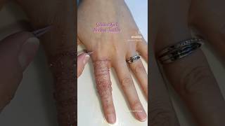 Step by Step How to Apply Glitter Gel Henna Tattoo