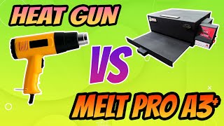 DTF Printing Heat Gun vs MELTPRO A3+