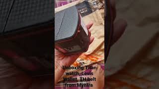 Unboxing Titan watch, Levis Wallet, Tommy Hilfiger Belt from Myntra