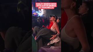 Hailey Beiber seen comforting Justin Bieber at Coachella #justinbieber #haileybieber #shorts #viral