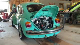 1974 VW Bug. Super Beetle oil change and ready for storage!  #vw #vworld #vwusa