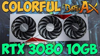 RTX 3080 Colorful Battle AX обзор и распаковка видеокарты из Китая