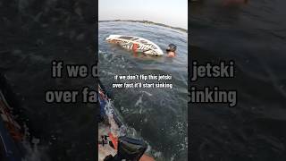 jetski backflip fail #jetski #backflip #fail #fails #sinking #2stroke #sendit #fullsend #moto #lake