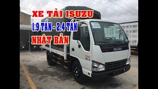 Bán xe Isuzu 1.9 tấn - 2.4 tấn thùng bạt, kín, lửng vay ngân hàng theo yêu cầu