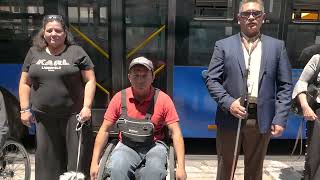 ¡Transporte con acceso a personas con discapacidad!