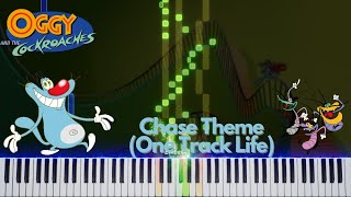 Oggy and the Cockroaches - Chase Theme (One Track Life) [Piano Cover]