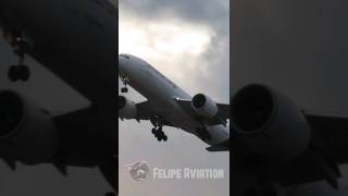 Decolagem! Boeing 777-200F da Lufthansa Cargo no Aeroporto do Recife. #viral #shorts #short