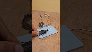 New cockroach trap with hanging saw 💀 🤣😢 | new dc motor bug trap funny #engineering #trap #viral