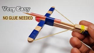 How to Make Crossbow - No glue needed!