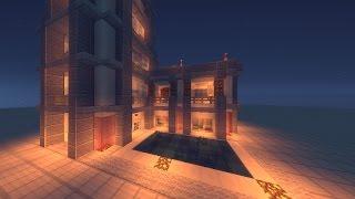 Minecraft Build- Modern/Futuristic House