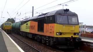 60087 & DR98911/DR98961 MPV at Barassie Station. 30/10/15