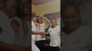 Beauty Therapists dancing to TINA by Phyzix for Phyzix 🔥👏🏽🙌🏽 #phyzix #ioe #malawi