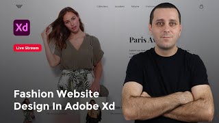 Fashion Website Design in Adobe Xd