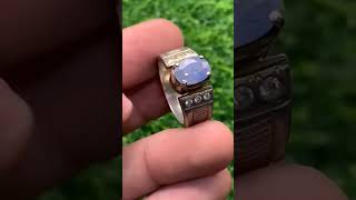 Beautiful ceylon Sapphire 3.22 crts Silver handmade ring| Real Stones| #reels