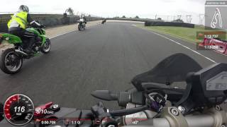 Circuit carole mt09 1er roulage le 22/07/16 et un 1'12"747..;)