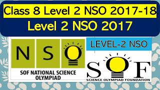 Class 8 Level 2 NSO SOF 2017-18 Science Olympiad solved paper Science #olympiad #nso #sof #level2