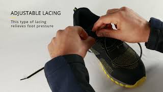 FOOT ADJUSTABLE LACING - EN