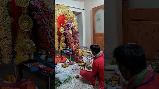 নিশিরাতে মায়ের পুজো🌺🌺🌺🙏#kalipuja2024 #kumartuliidol #dipawali #kalighat #dakhineswar #tarapith