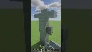 How To Build A Statue In Minecraft #short #minecraft